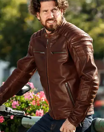 Motor Bike Fashion Leather Jackets For Men
