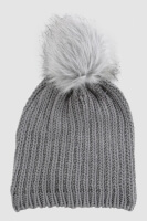 Womens Ribbed Beanie Cap