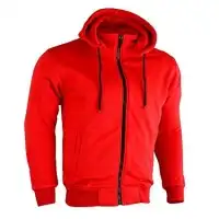 Motorbike Motorcycle Casual Armoured Kevlar Lined Fleece Hoodie - MI-1105