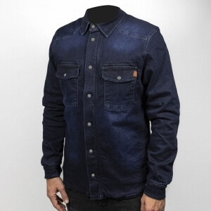 Motorbike Kevlar Drak Blue Shirt - MI-4994