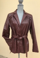 Ladies Leather Coat - MI-305