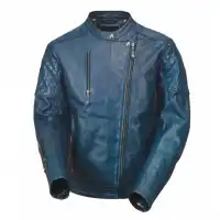 Motorcycle Leather Jacket Blue - MI-502