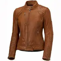 Motorcycle Leather Jacket Ladies Tan