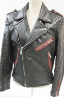 Vintage - Ladies Leather Motorcycle Jacket - MI-13004