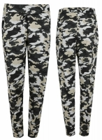 Womens Camo Army Print Leggings Ladies Trouser Pants - MI-15003